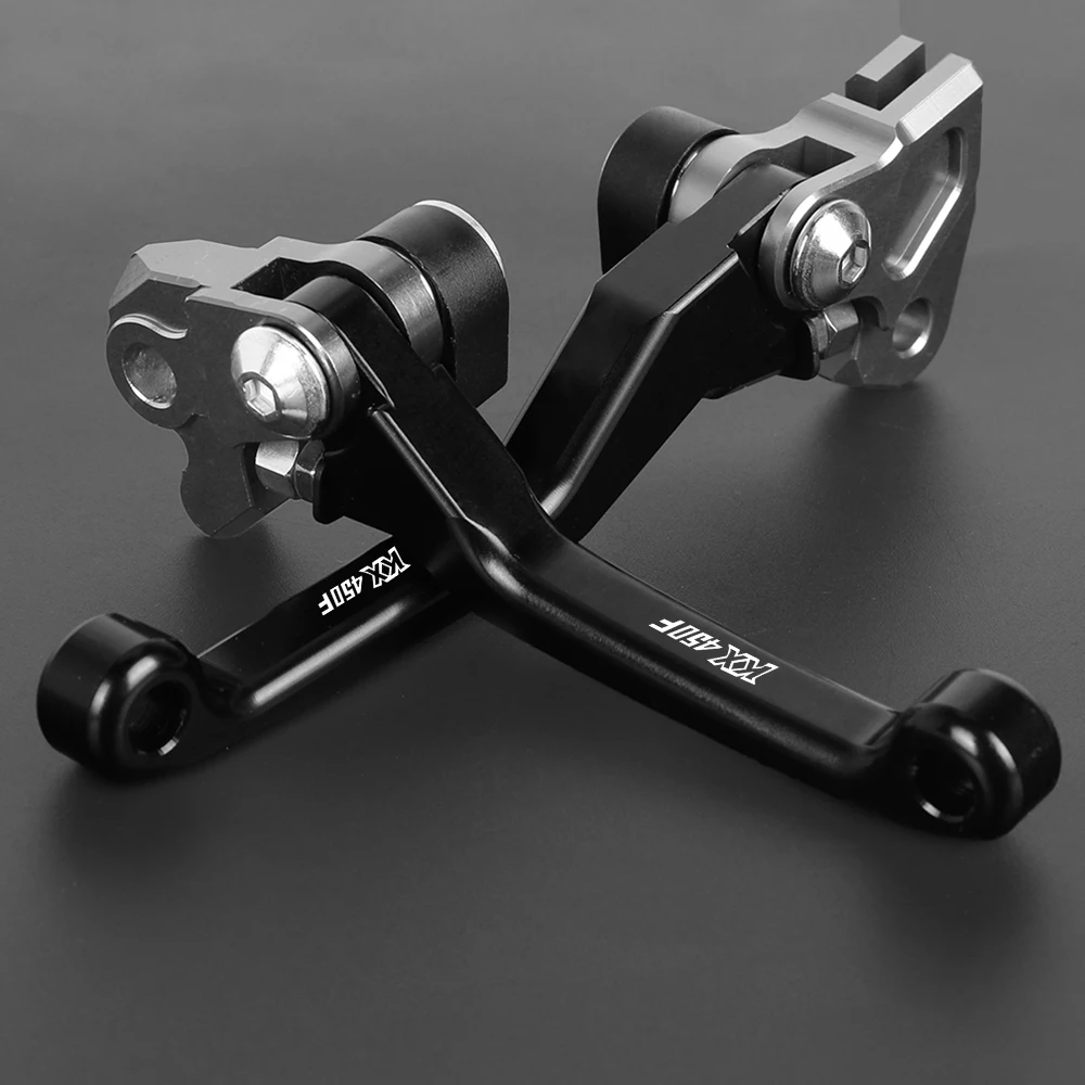 For KAWASAKI KX450F KX 450 F KX 450F 2006-2012 2013-2018 Motorcycle Motocross CNC Pivot Brake Clutch Levers Dirt Bike 6