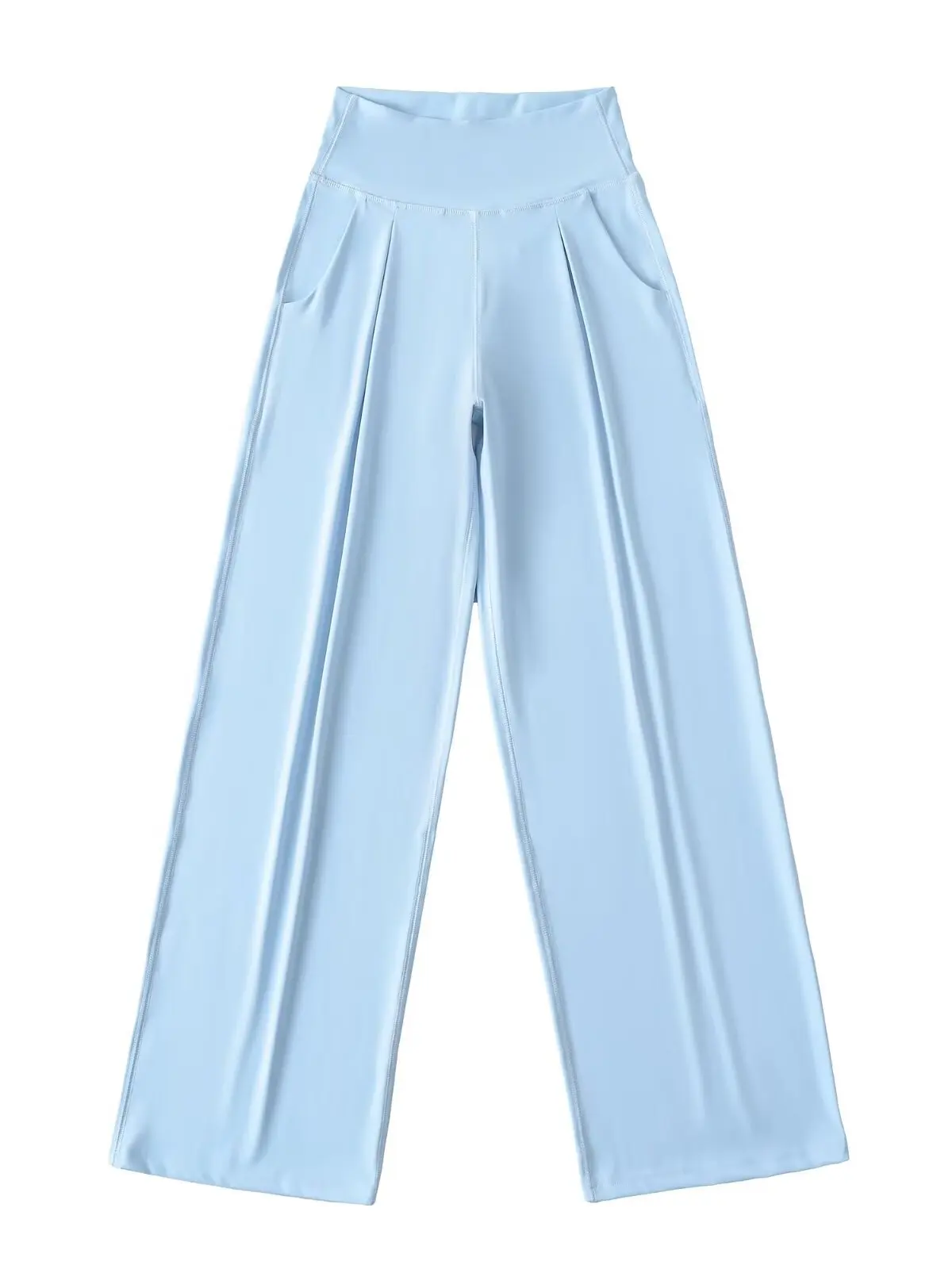 กางเกงขายาวทรงตรงเอวสูงสไตล์อเมริกัน ผ้าเนื้อนุ่มใส่สบาย เหมาะกับการเล่นโยคะ แมทช์ง่าย สไตล์ลำลอง ใส่ได้ทุกโอกาส