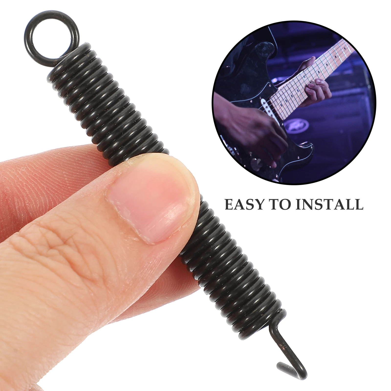

3 Pcs Electric Guitar Tremolo Bridge Spring Accessories Guitars Instrument Parts and Metal Saddle Springs Arm Tension