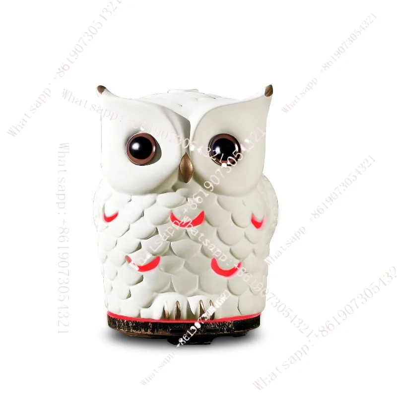 

Owl Colorful Gradient Aromatherapy Humidifying Night Light Silent Diffuser Ambient Light for Home Bedroom