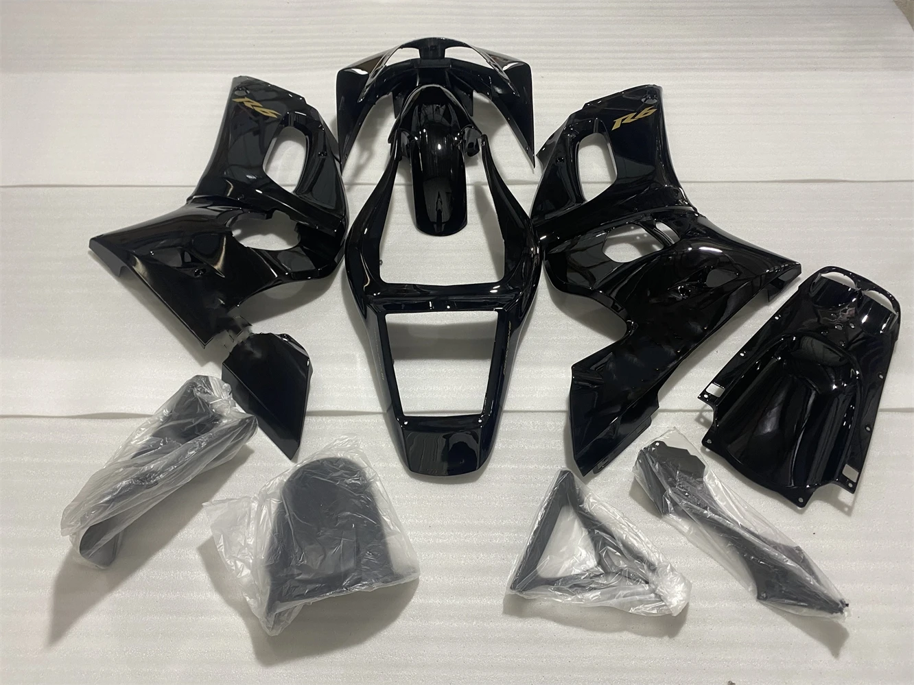 Motorcycle Fairing Fit Yamaha R6 98-02 YZF600 1998 1999 2000 20001 2002 Fairing Bright Black Gold