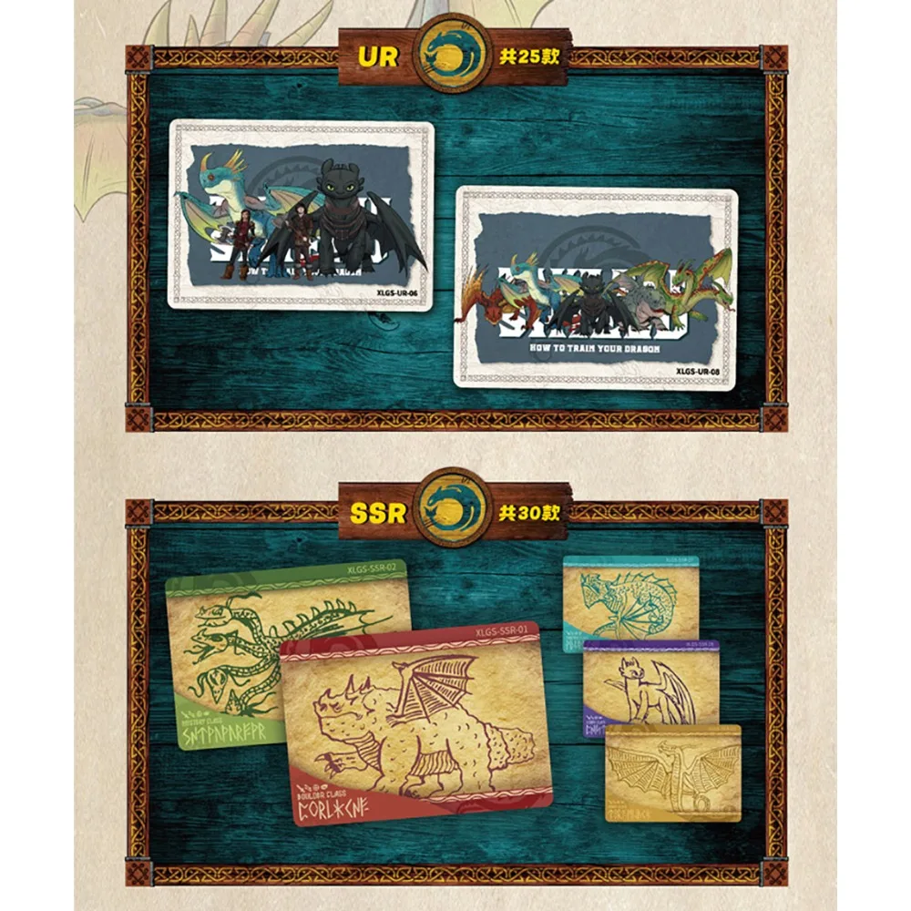 كاباو الأصلية كيفية تدريب بطاقات التنين الخاصة بك للأولاد والبنات، أفلام الرسوم المتحركة الكلاسيكية المشهورة، مجموعة بطاقات الهدايا