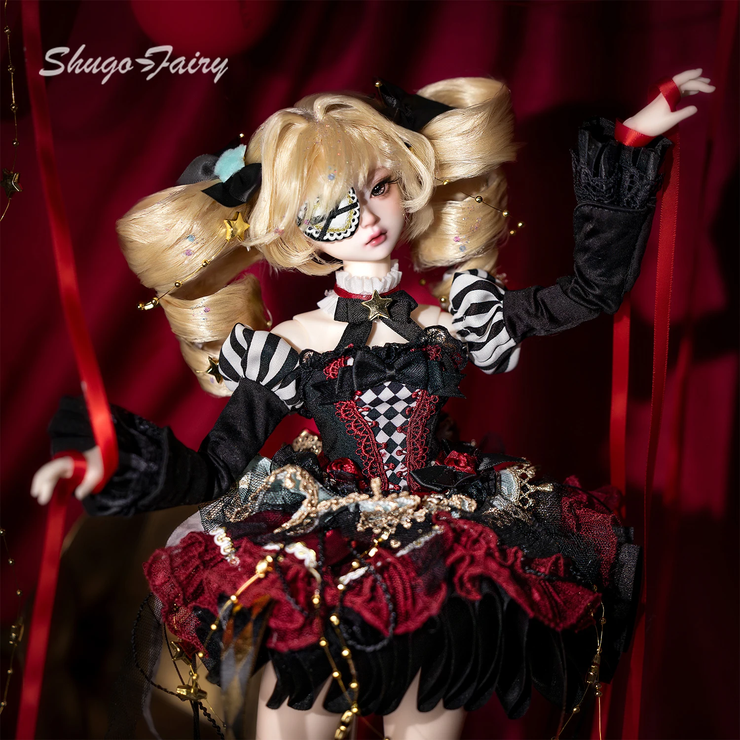 

BJD Doll Dosa 1/4 Fantasy Circus Female Acrobat with Unique Heterochromatic Eyes Resin Art Doll Shugafairy Collection