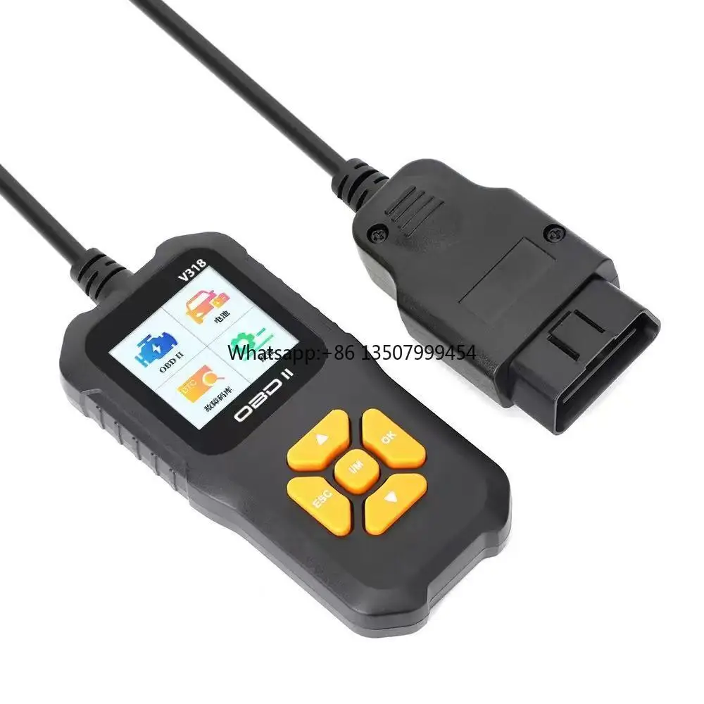 

V318 OBD2 Automotive Diagnostic Tool & Scanner 12V Battery Tester with 1 Year Warranty Universal Fitment