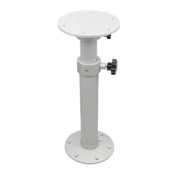 Adjustable Table Pedestal Detachable Table Base Stand Leg Base Mount Frame Aluminum Alloy Table Base Kit for RV Boat Yacht
