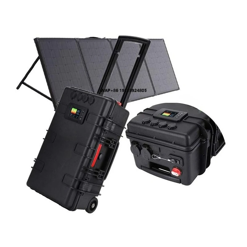 2000 Watt Camping Portable Power Supply 500 W Outdoor Power Station Solar Generator for Emergency Energy
