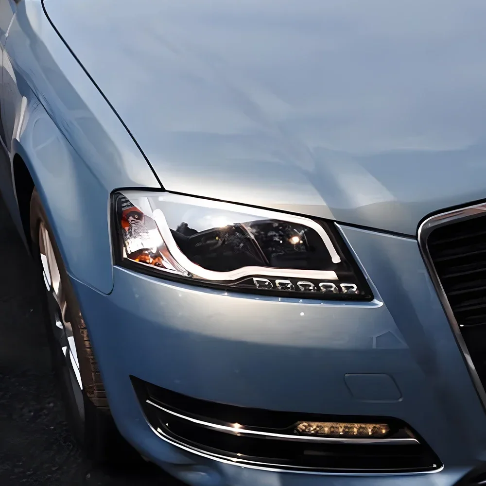 

Авто фары для Audi A3 S3 RS3 2008-2012, светодиодные передние фонари автомобиля в сборе, обновление, высококачественные линзы проектора, аксессуары для инструментов