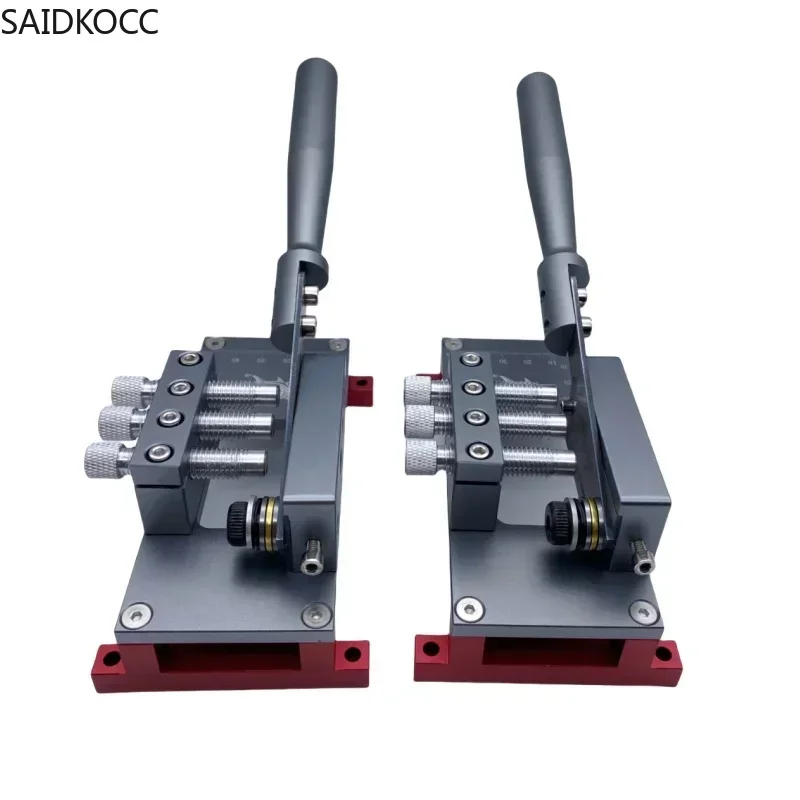 

SAIDKOCC Lead Wire Manual Cutting Machine High Precise Positioning Plumbum Wire Scissors 4/5/8MM 3-Holes Heat Shrinkable Tube