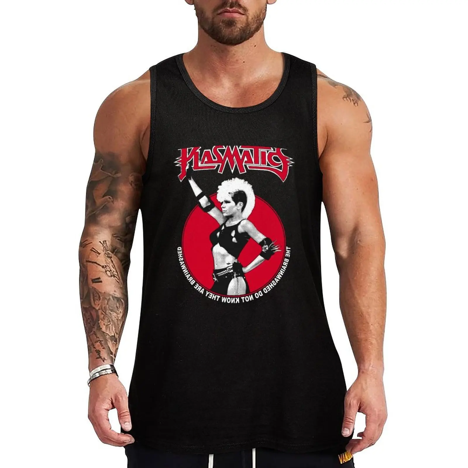 Plasmatics Tank Top Casual Soft Tank Top Loose Sleeveless Everyday Shirt