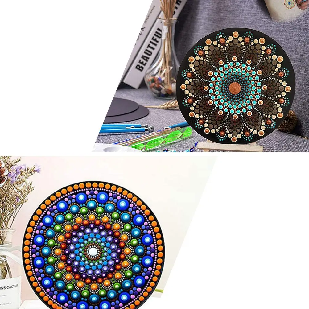 8 Pcs Drawing Cardboard Paperboard Smooth Surface Easy to Draw Paint Decoration Coaster Photo Props Gift