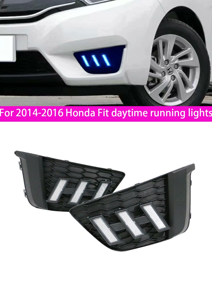 

For 2014-2016 Honda Fit daytime running light retrofit light turn signal daytime running light front fog light