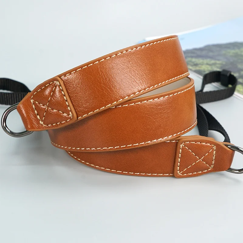 Camera Shoulder Strap Texture Leather Palm Print Style camera belt for Sony A7ii Nikon Fujifilm Leica Canon R50 Camera