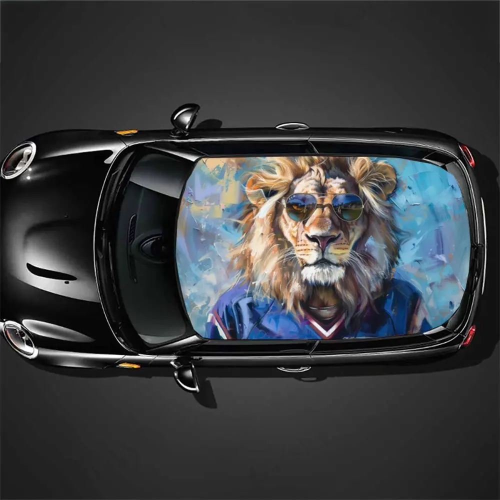 스포츠 저지 차량 루프 스티커 PVC 방수 스티커, 눈에 띄는 자동차 외부 액세서리 장식 보호