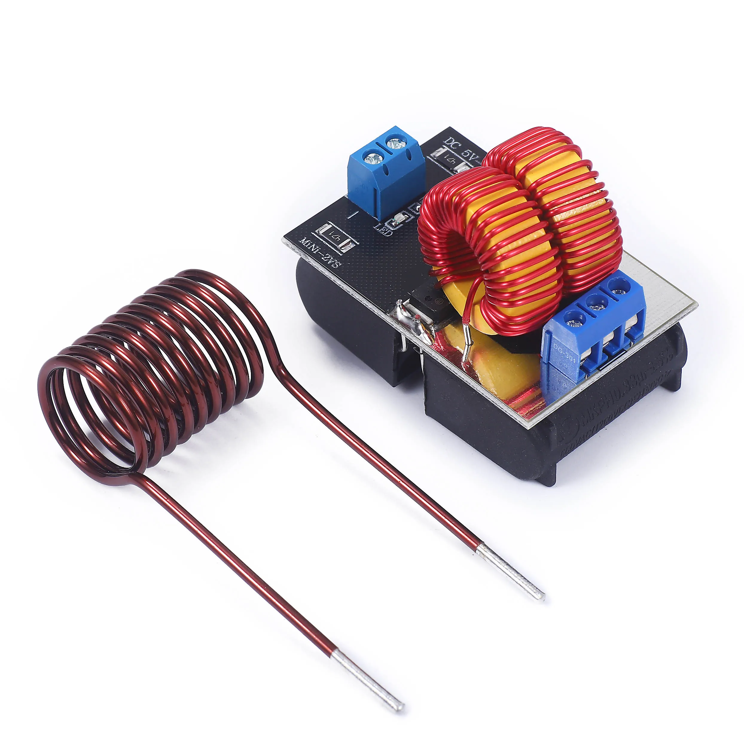 5-12V 5V 12V 120W Mini ZVS Induction Heating Board High Frequency Heater Jacob's Ladder Driver