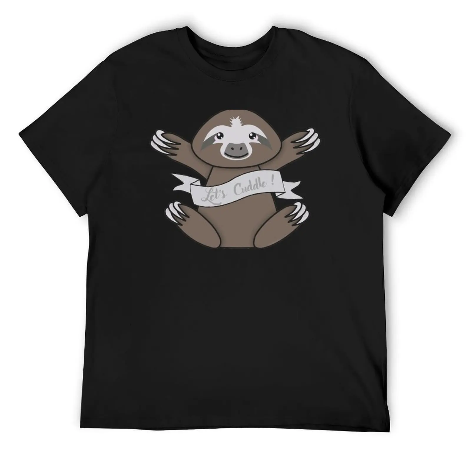 

Lets cuddle with a cute little sloth T-Shirt cheap stuff new edition Men's t-shirts