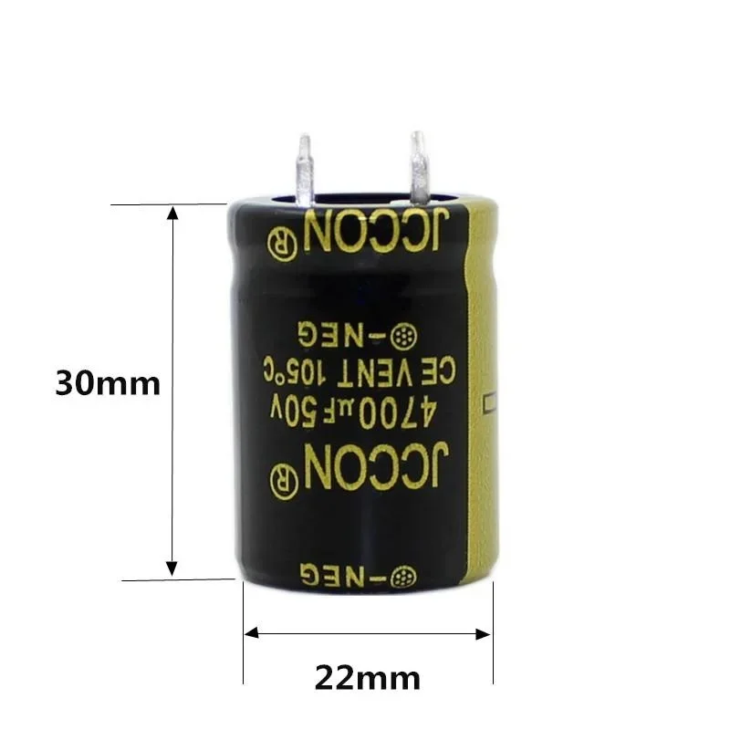 50v4700uf JCCON Horn Aluminum Electrolytic Capacitor Volume 22*30 Audio Amplifier Audio