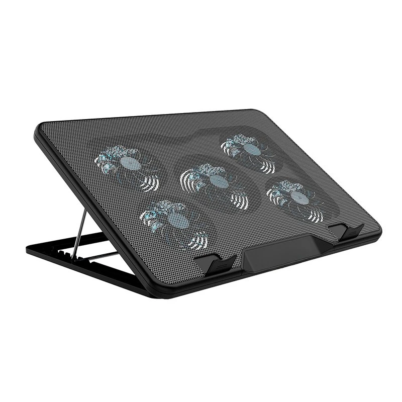 

21-Inch heightened silent desktop anti-skid computer bracket with fan