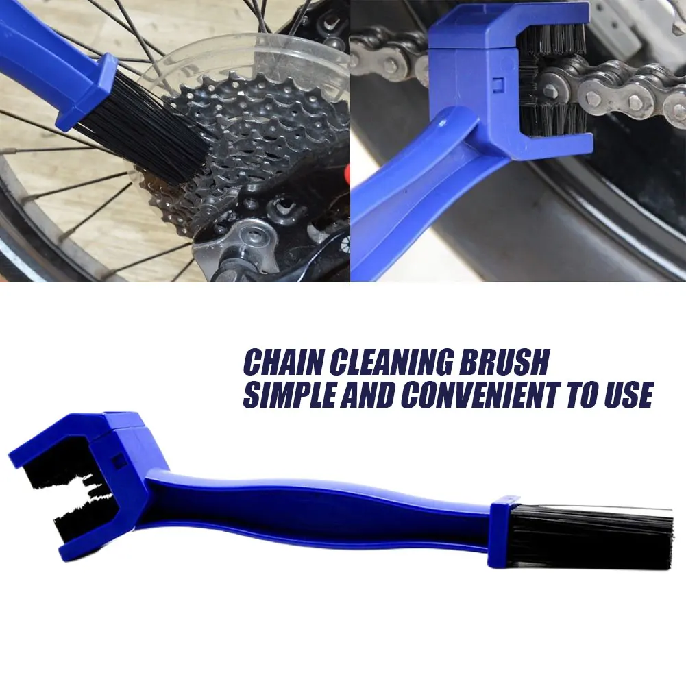 Motobike Chain Cleaning Brush Heavy Duty Bike Chain Degreaser Multi-purpose Moto Chain Maintenance Brush Brake Remover