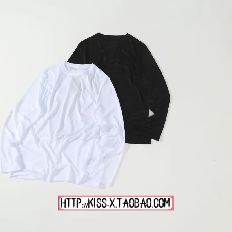 

2026 KITH Collaborative Outdoor Lightweight Breathable Quick Dry Casual T-Shirt Unisex Long Sleeve round Neck Cotton Sportswear