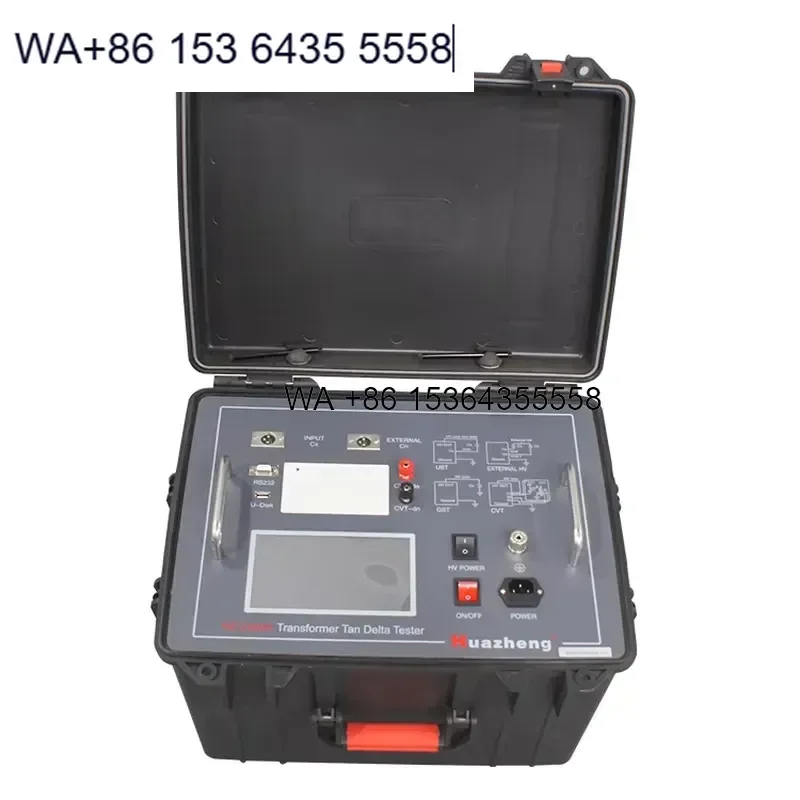 Wmwmnu for Huazheng Portable High Quality Tan Delta Meter Dielectric Capacitance Dissipation for 1 Year Warranty 110V