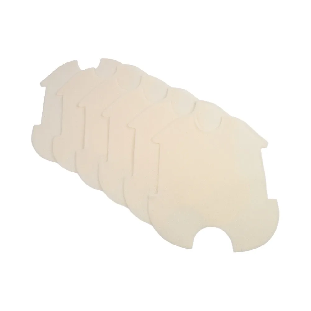 1/2/4/6/8/12/18/30pcs White Cotton Foam Filter Sponges For Robotic Pool Cleaner, Easy Install Replacement Parts