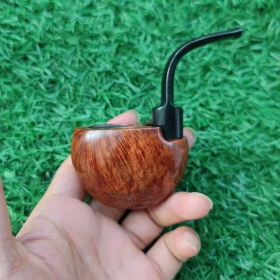 

Деревянный жилет для табачной трубы ручной работы с корнем бриара, карманный изогнутый стержень, портативный дизайн