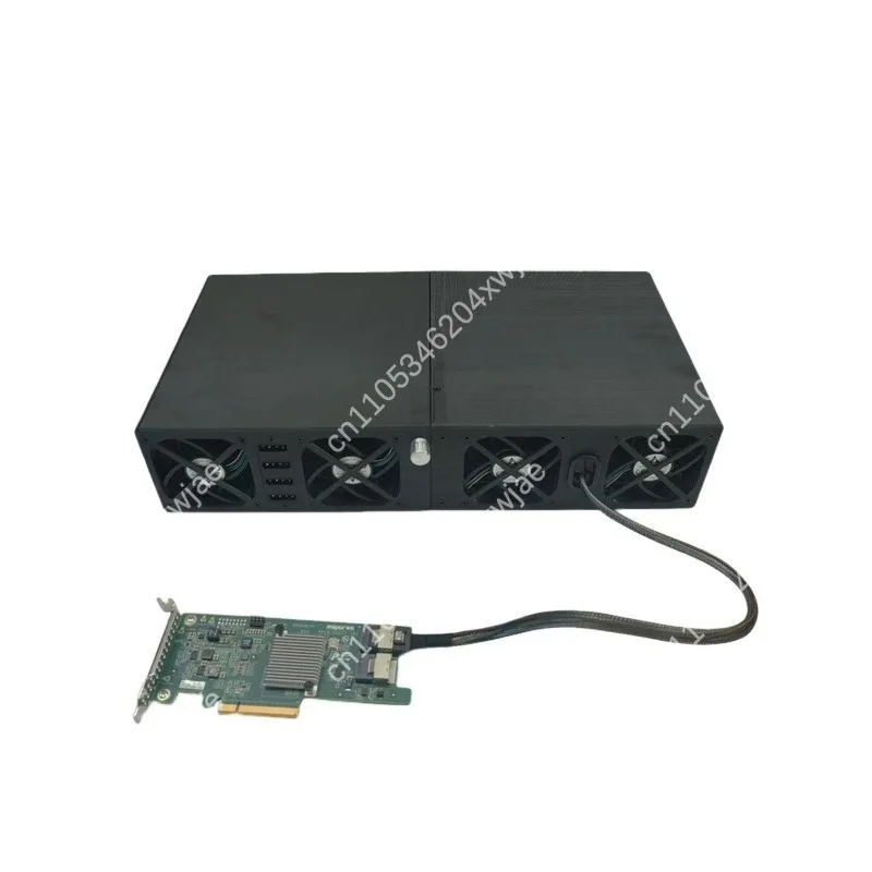 12 Bay HDD Enclosure External Hard Drive Storage Box SAS 12Gbps Backplane for NAS Server Expansion