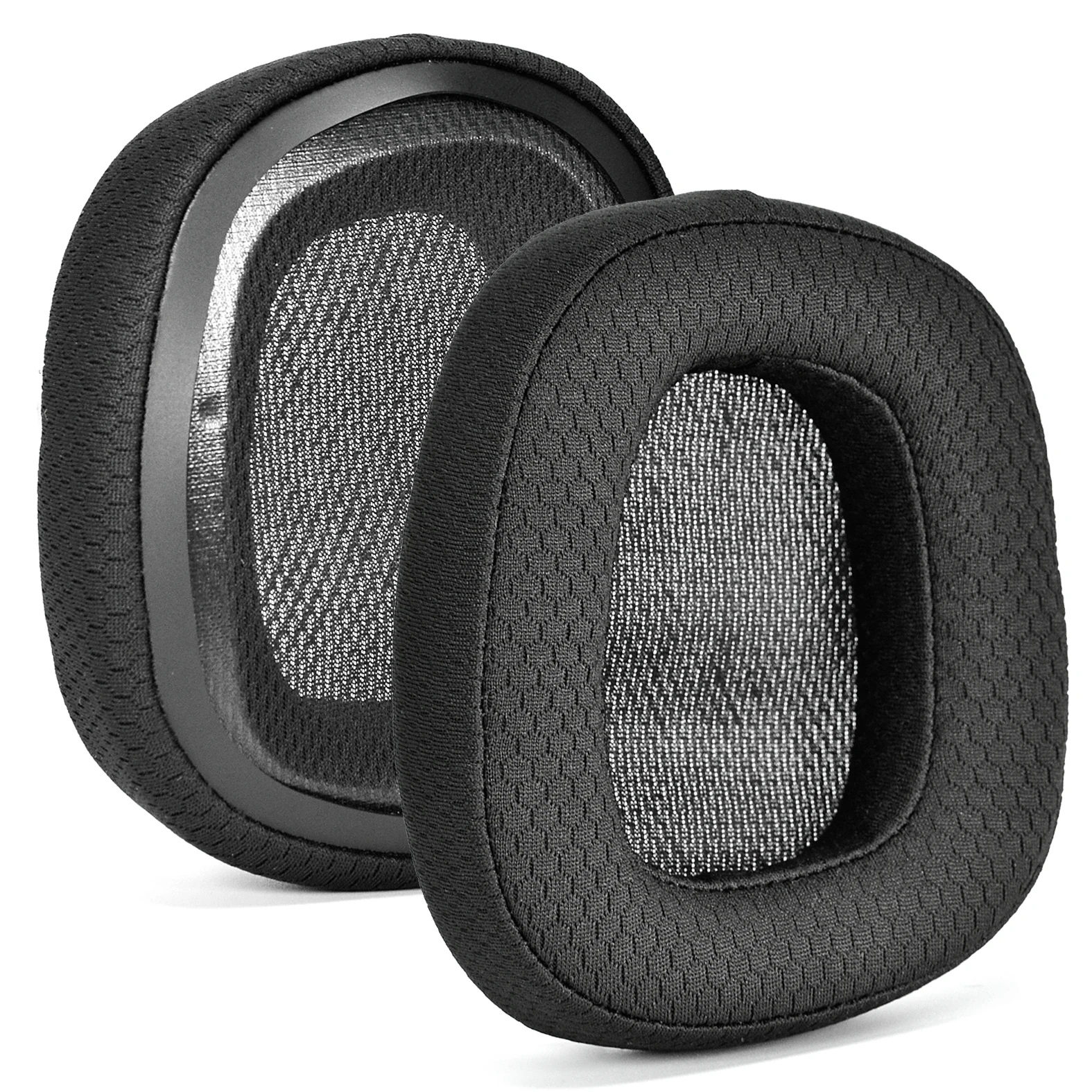 Vekeffヘッドフォンコルセアボイドプロrgbヘッドセット交換用耳パッドカップクッション