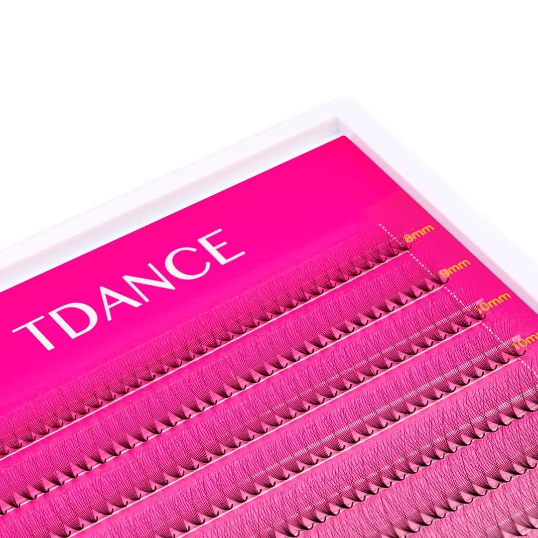 TDANCE 8D 10D schmale vorgefertigte Wimpernverlängerung, extrem 1000 Fächer, Wimpernverlängerung, einfach zu wählende Wimpern mit natürlichem Volumen – Detail 2