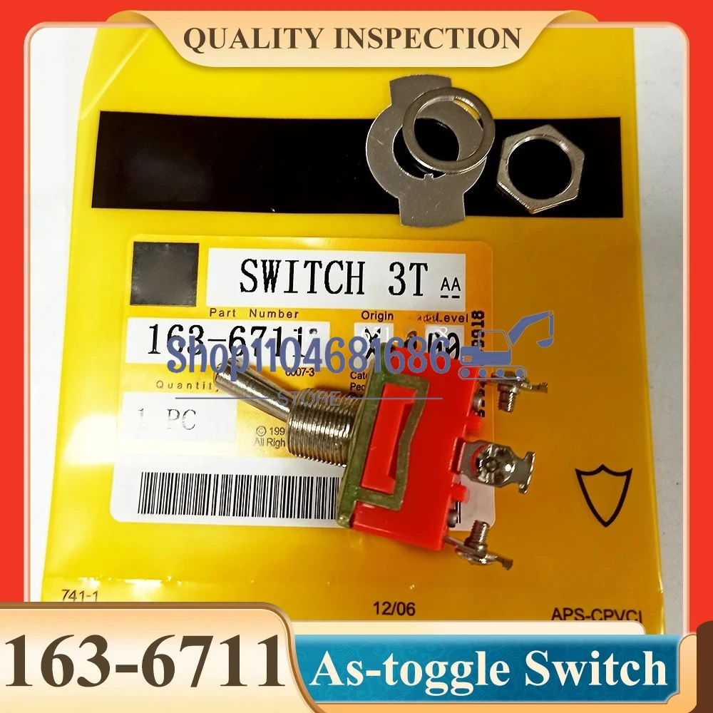 

163-6711 163-6710 (3 Pins/6Pins) As-Toggle Switch for Caterpillar E320B E320C E320D 320D Excavator Engine Parts