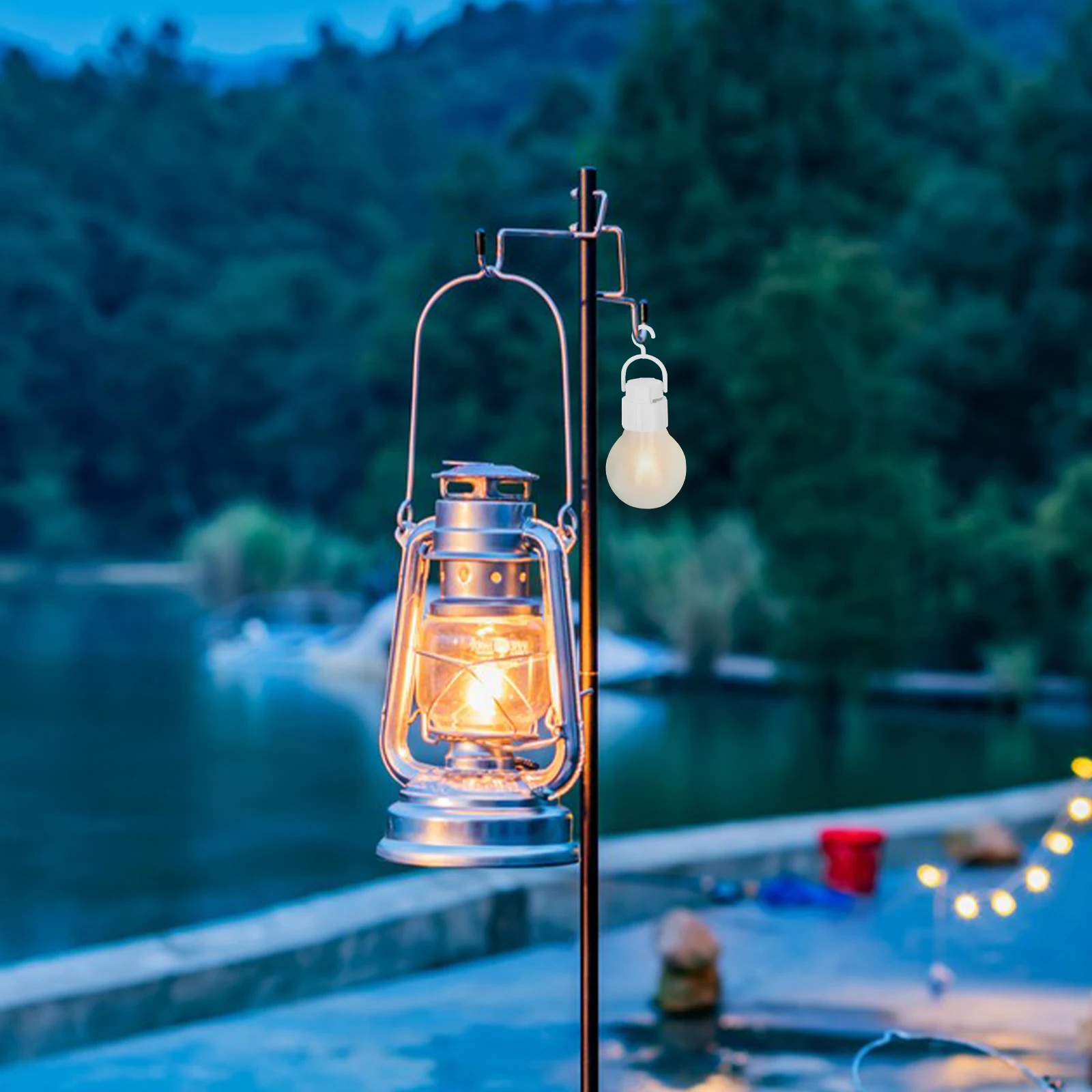 

10 pcs B22 To E27 Led Bulb Holder Socket Adapter For Emergency Light Camping Tent Lantern Rechargeable Hook Light Bulbs Holder