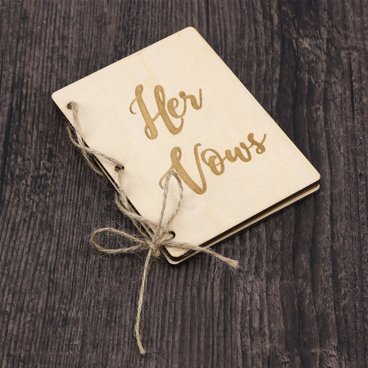 

2Pcs Rustic Wedding Vow Books Brown Kraft Paper His and Her Vows Journal Engagement Keepsake Notebook His and Her Vow Books