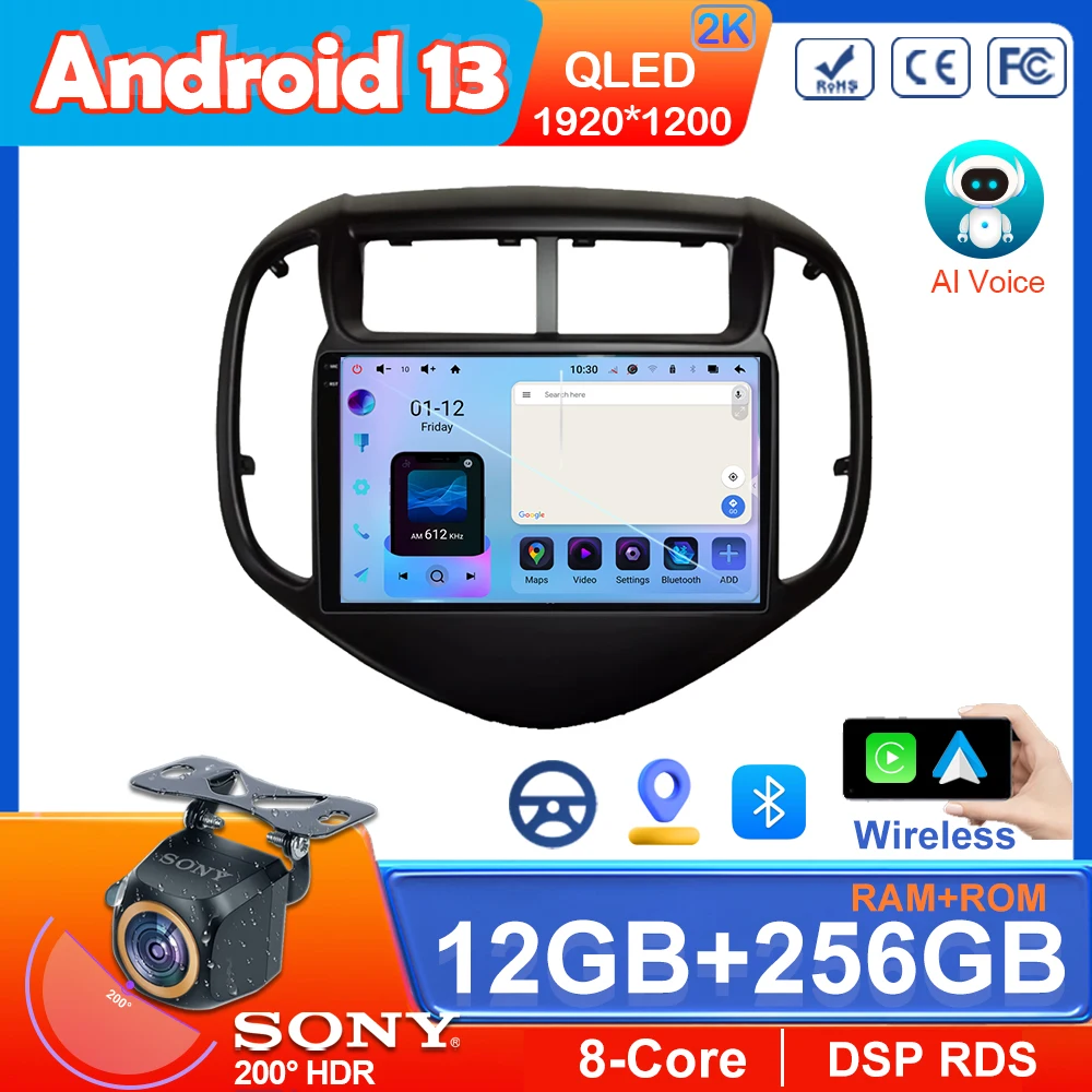 

Android 13 For Chevrolet Aveo Sonic 2017-2021 Multimedia Car Monitor Player Autoradio GPS Navigation Stereo 5G wifi No 2din DVD