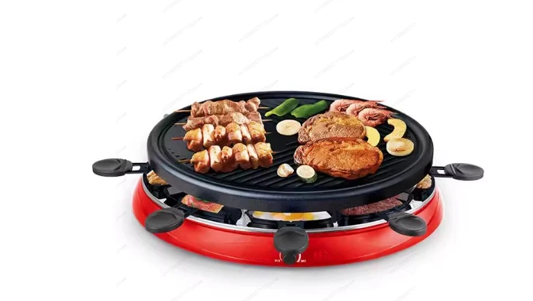 SC-505A Electric Grill, Smokeless Non-Stick Korean BBQ Hot Plate for Home Use, Easy Clean