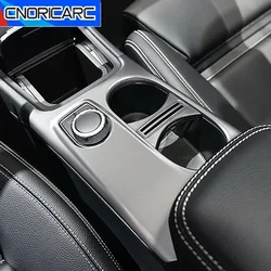Car For Mercedes Benz A Class W176 CLA C117 GLA X156 2013-2018 Gear Armrest Box Water Cup Holder Panel Frame Carbon Pattern Trim
