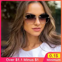 Metal Sunglasses Personality Vintage Lunettes Soleil Femme Summer Travel Sunglasses Women Street Shot Sunglasses Meta Universal