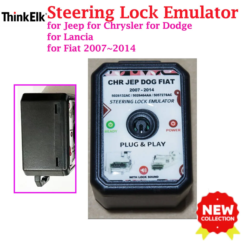 ESL ELV  Steering Lock Emulator Simulator For Jeep/Chrysler/Dodge/Fiat/Lancia Emulator With Lock Sound