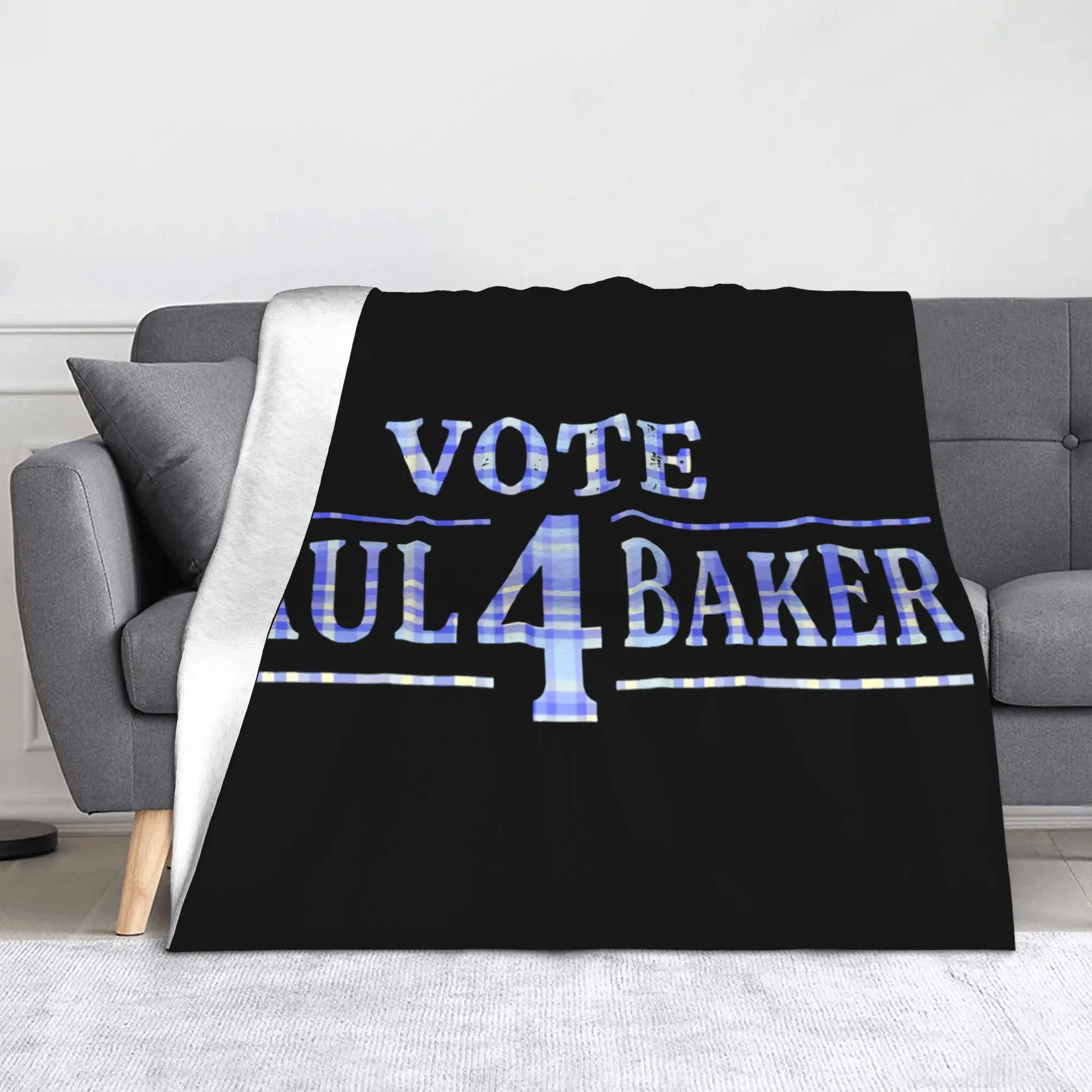 Vote for Paul Baker Blankets Flannel Spring Autumn   Multifunction Super Warm Throw Blankets for Bedding Travel Plush Thin Quilt
