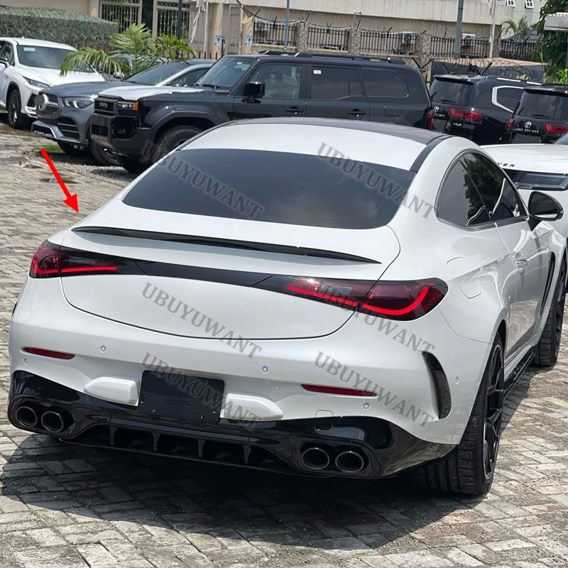 Спойлер на багажник для Mercedes-Benz CLE C236 W236 Coupe CLE 260 300 CLE 53 AMG 2024+ из АБС-пластика, аксессуар для заднего багажника автомобиля
