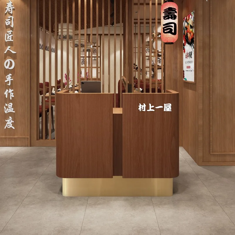 

Shop Reception Desk Recepcyjna Wooden Industrial Customer Reception Desk Video Consoles Mesa De Centro Reception Furniture