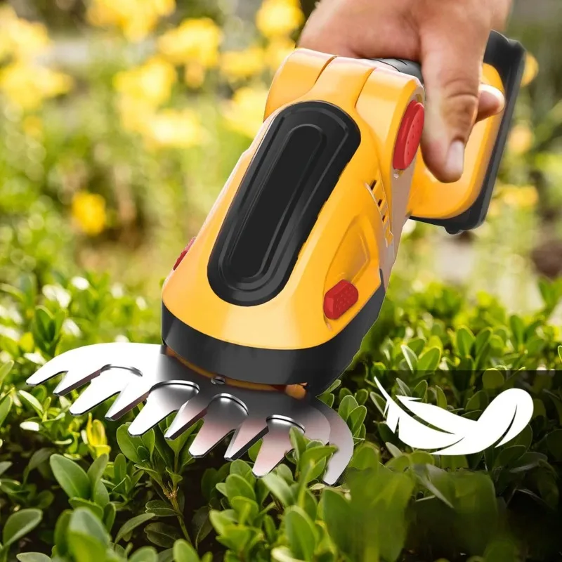 Cordless Hedge Trimmer Mini Handheld Pruning Shear for Garden Grass Shrub Lithium Battery Rechargeable Home