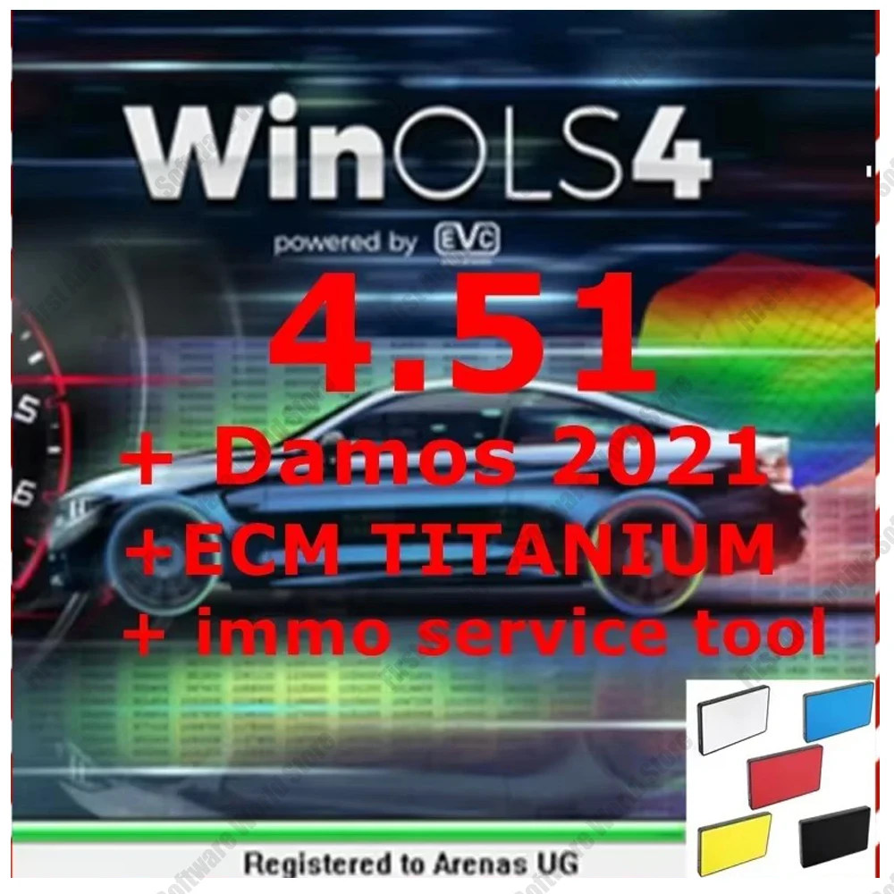 2024 Vendita CALDA WinOLS 4.51 Con Plugins vmwar + 2021 Damos + ECM TITANIUM 1.61 + strumento di servizio immo v1.2 + DPF + EDR vendita calda Lambda