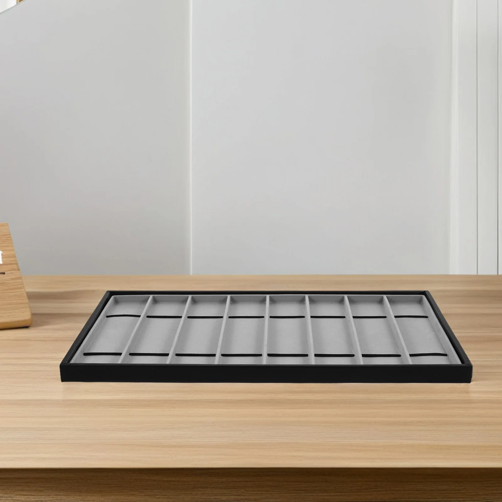 8 Slot Watch Display Tray Elegant Organizer for Retail Shops and Exhibitions Storage Box for Men and Women Watches