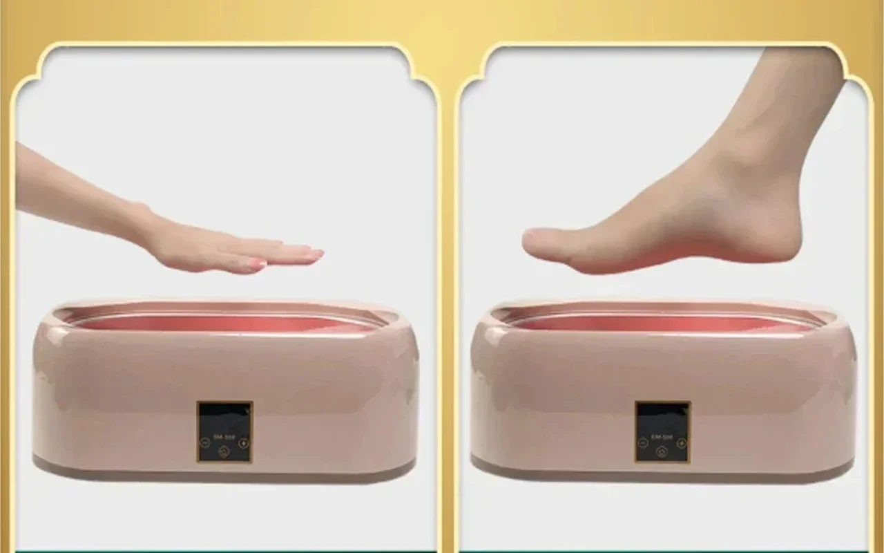 Beauty Salon Hand Wax Machine Touch Screen Digital Temperature Control Wax  Machine 4000ml  Capacity Hand Film Wax Block