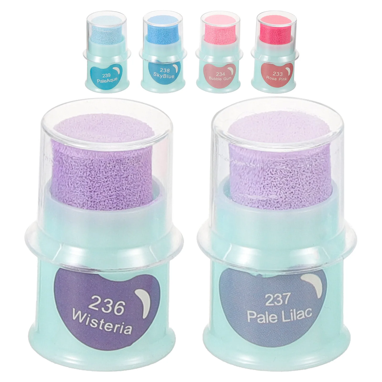 6pcs Finger Painting Ink Pad Crafts Washable Colorful Stamp Sets for Kids Creative Office Supplies Craft Tools