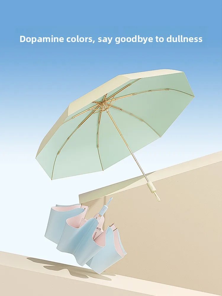

Zhidu Large Size Manual Sunshade Umbrella Women's Special UV Protection Sunscreen Rain And Sun Dual Purpose High Aesthetic Value