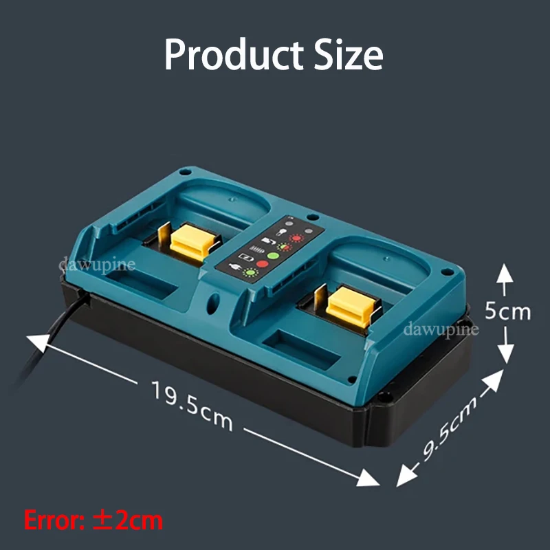 Power Tools Parts For Makita 18V Lithium Battery Case Packs BL1830 BL1860 Charger DC18RC DC18RD DC18SF DC18RE - view 4
