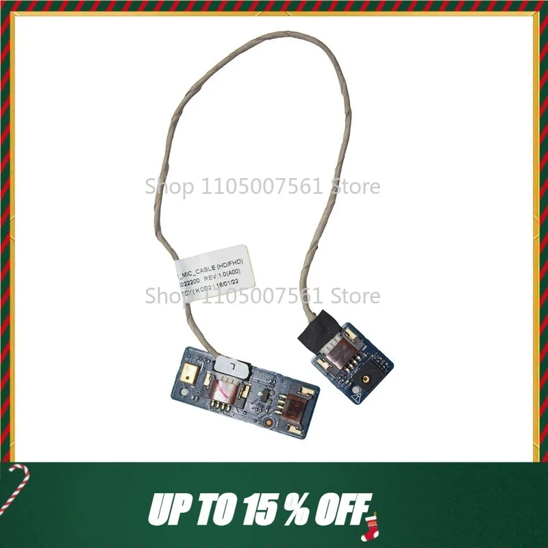 Placa de Microfone para Dell Inspiron 15 Série 5000 LS B014P - Peça de Reposição para Reparo de Laptop