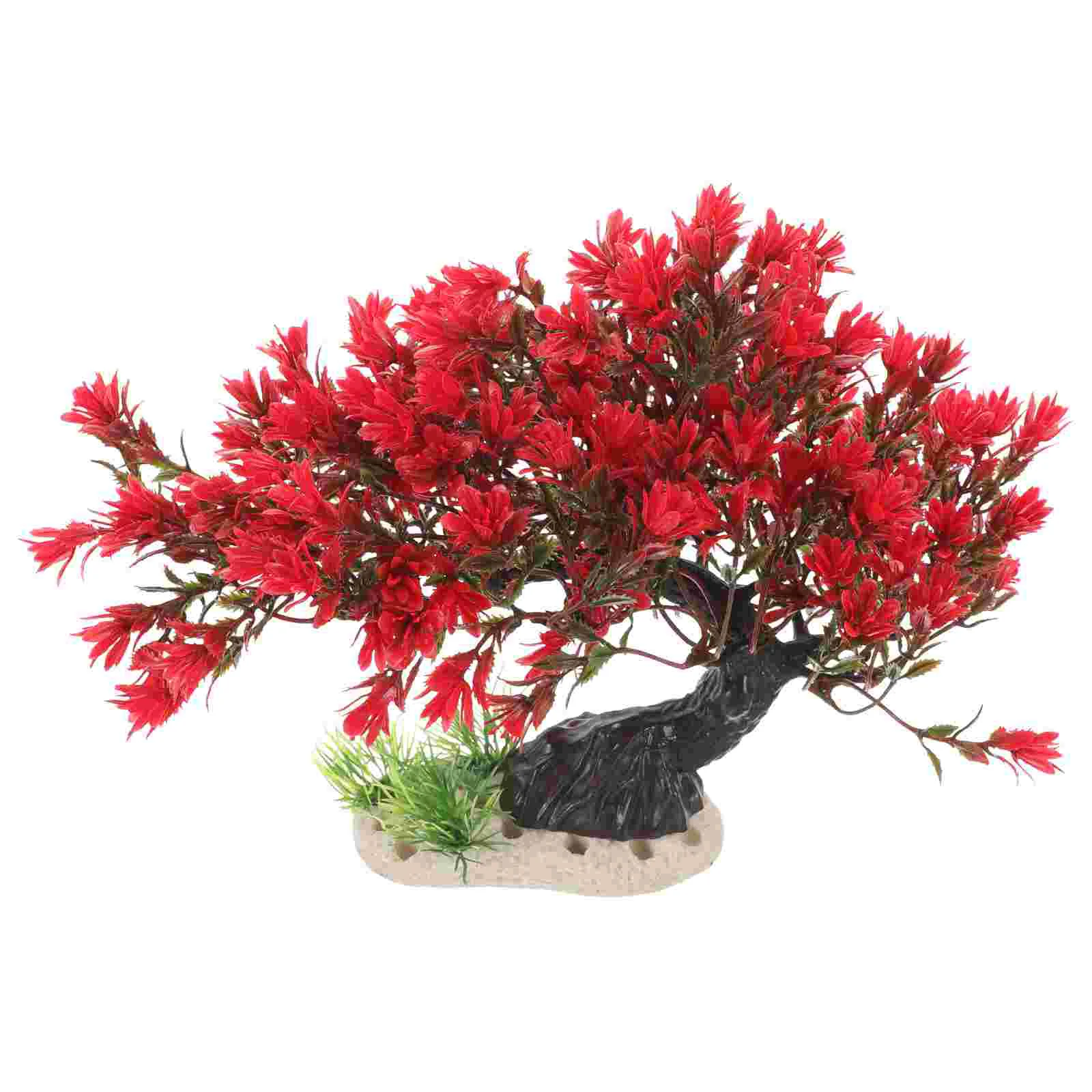 

Fish Tank Landscaping Tree Supplies Accessories Decorations Aquarium Plants Plastic Large