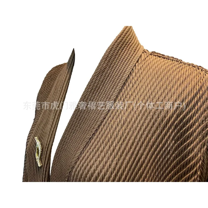 Miyake veste plissée à manches longues revers manteau plissé Cardigan 2025 automne nouveau décontracté polyvalent solide Blouse femme mince vêtements d'extérieur